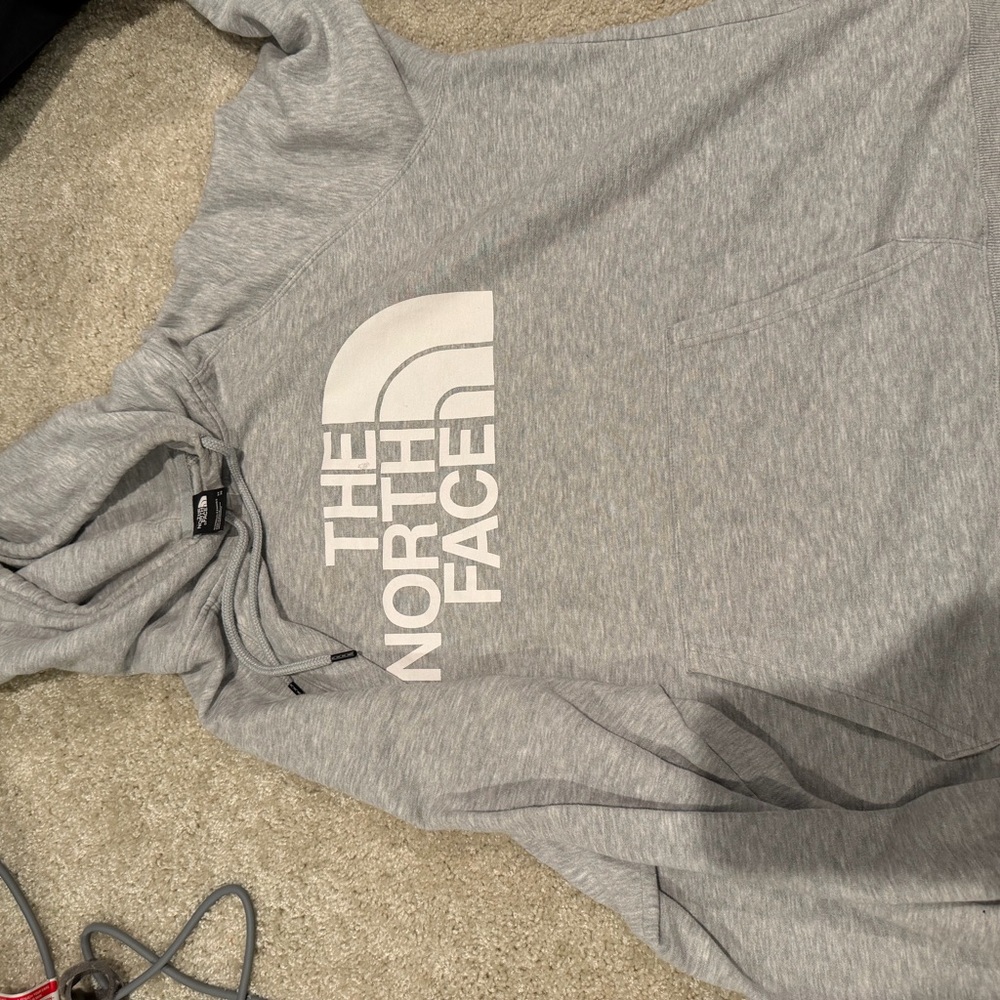 The North Face Light Gray Hoodie